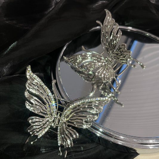 Liquid Metal Butterfly Hairpin