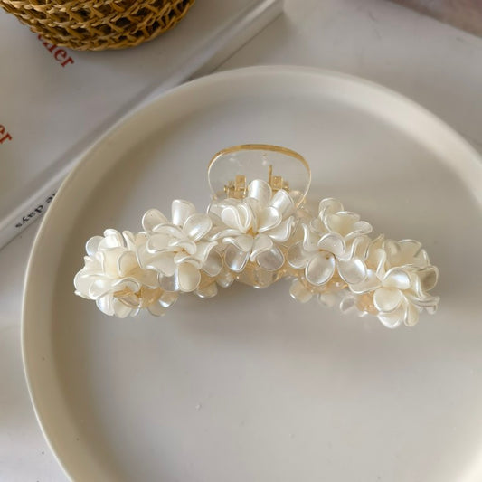 Pearl Flower Clip