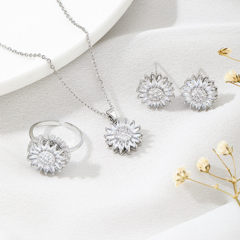 Sunflower Jewelry Set