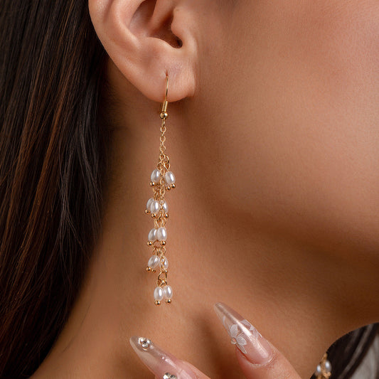 Delicate Pearl Earrings