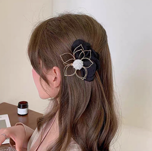 Flower Metal Hair Clip