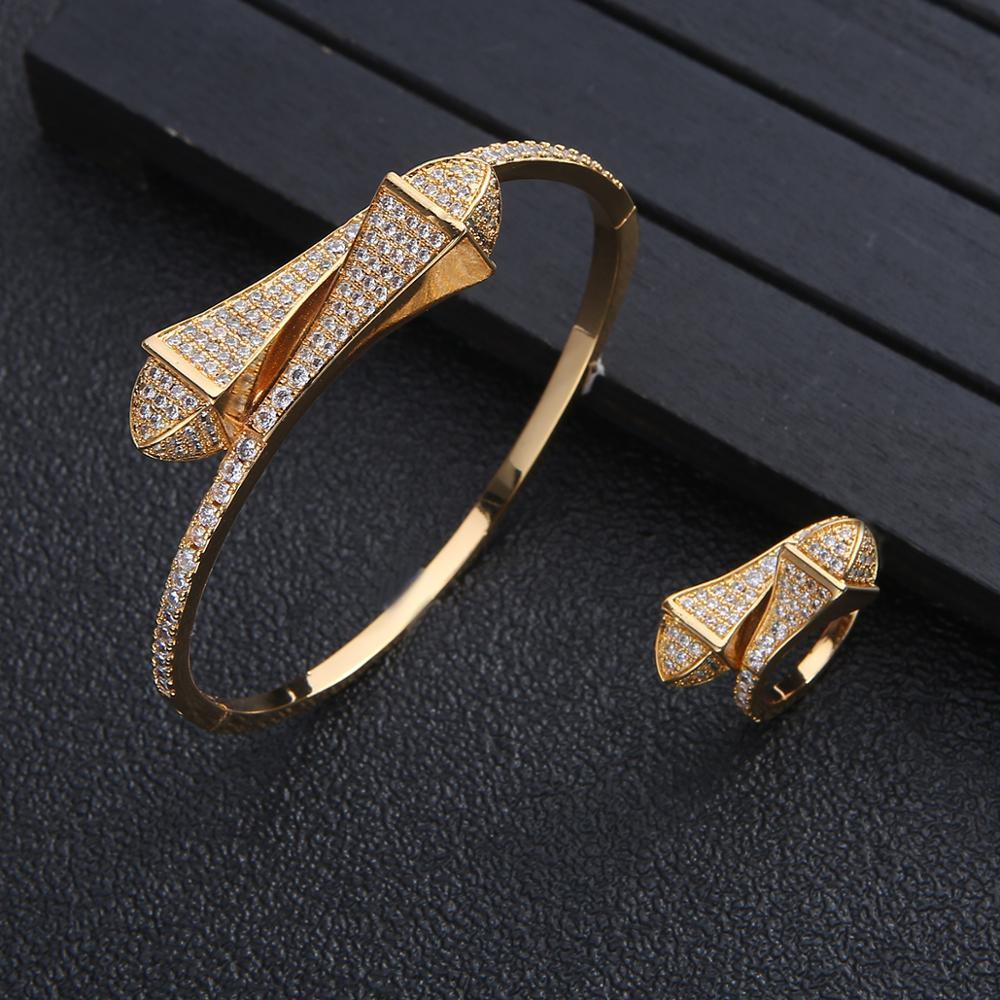 Brass Plated Zirconium Set